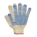 Перчатки х/б 6 ниток 7,5 класс ПРИМА+ белая точка 60 г (250)