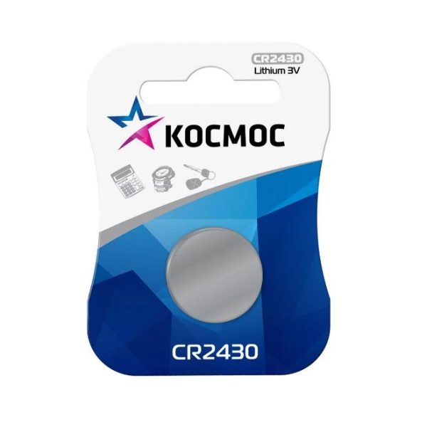СR-1632 3V литиевая (Lithium) "КОСМОС" (12/288)