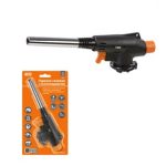 Горелка газовая удлин., ствол, регулятор подачи, пьезоподжиг, бутан, блистер, 1 шт., "Рубин" ТДМ