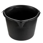 Ведро строительное 12л пластиковое, метал ручка