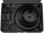 Набор кольцевых пил по дереву 9 предметов, 64-127мм KRANZ