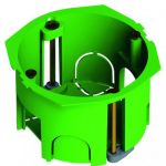 Подрозетник г/к 68*45  пластм.лапки Uplast (10/200)