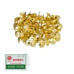 Гвозди мебельные обивочные декоративные ЗОЛОТО (100шт/уп)