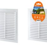 Решетка неразъемная с москитной сеткой, бел. 170х250 TDM