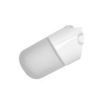 Светильник баня сауна E27-НПС наклонный, пластик/стекло IP65 101*160мм белый IN HOME