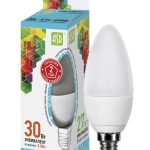 Лампа LED свеча  3.5Вт Е-27 4000К 300Лм 220V ASD (10/100)