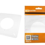 Рамка защитная для розеток и выключателей прозрачная (20)