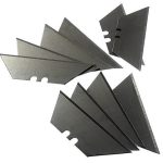 Лезвие для ножа трапеция ПРАКТИК (10шт/уп) -62931-