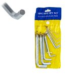 Набор шестигранников 10пр 1,5-10мм, средний, в чехле (1/30)