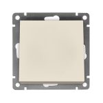 Выключатель 1 кл АФИНА 10А, 220В, слоновая кость с/у UNIVersal (еврослот)