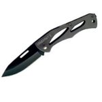 Нож туристический СЛЕДОПЫТ 70мм-лезвие с карабином на бл (1/12/360)