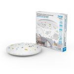 Светильник LED 24Вт 1560Лм 4000K IP20 380*63мм накладной круглый (динозавр) Gauss (1/10)