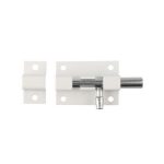 Задвижка накладная (шпингалет) ШП-40 полимер ЧЕТЫРЕ СЕЗОНА