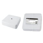 Коробка распаячная КР 100х100х29 ОП белая, IP40, инд. штрихкод TDM