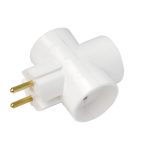 Разветвитель (тройник) 3 гн. б/з белый 16А РВ16-378 Р Bylectrica (1/40)