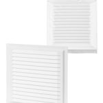 Решетка металл. 250х250, белая, с покрытием полимерной эмалью, TDM