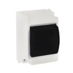 Бокс 4 модуля пластик с крышкой накладной для автоматических выключателей (48)