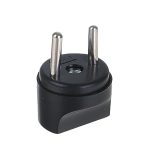 Переходник С1-B-тип A/F круглый 16А 250В черный TDM (5/50)