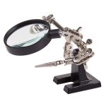 Подставка под паяльник с лупой *2.5 "Третья рука" ZD-10D HT-390
