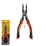 Длинногубцы (утконосы) 200мм 8" многофункциональные под опрессовку и обрезку PROFESSIONAL (6/60)