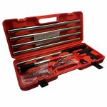 Пистолет  пороховой  монтажный ,удлинитель 3 м,красный.чемодан