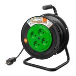 Удлинитель на катушке силовой народный 4 гнезда ПВС 4000 Вт б/з, 30м УС1-43131