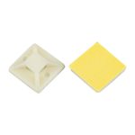 Площадка самоклеящаяся (25х25мм.) белая (100шт.) EKF