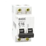 Автоматический выключатель 2Р 32А 4,5кА х-ка С ВА 47-29 EKF Basic (1/6/60)