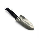 Совок посадочный большой с пластиковой ручкой (нержавеющий) 0,8 мм.(упак.15шт.)