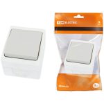 Выключатель-переключатель 1 кл на 2 направления Вуокса TDM IP54 о/у (10)