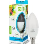 Лампа LED свеча  7.5Вт Е-14 4000К 220V 675Лм ASD (10/100)