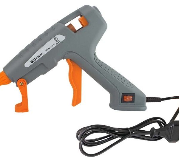 Пистолет клеевой КП-40-1 7 мм, подставка, выключатель, шнур 1,3 м, 40 Вт, Т=220 С "Гранит" TDM