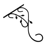 Кронштейн для подвесного кашпо металл 9" 27*18см ВЕТКА W23-195 (1/24)