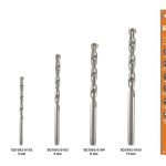 Сверло по бетону, ударное, 4×74 мм, победит. након, цилиндр. хвост, блистер 1 шт, "Рубин" TDM