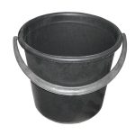 Ведро пластмассовое 7л черное (1/10)