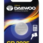 СR-2025 3V литиевая (Lithium) "DAEWOO" 21 (1/5)