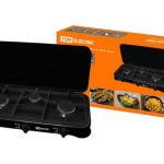 Плита газовая TDM ГП-3 3-конфорочная, чёрная