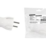 Вилка б/з белая 6А Народная TDM (10/50)