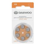 Батарейка воздушно цинковая ZA13 для слухового аппарата 1,45В DAEWOO BL-6 (6/60)
