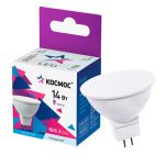 Лампа LED MR16 220В 14Вт GU5.3 6500К КОСМОС (10/80)