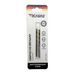 Сверло по металлу 3,0*61*33мм кобальтовая сталь (2шт/блистер) KRANZ
