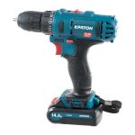 Дрель-шуруповерт аккумул КРАТОН CDB-14,4-Li-1,5 (14,4 В, 1,5 А·ч; 1 АКБ, картонная коробка, подсветк