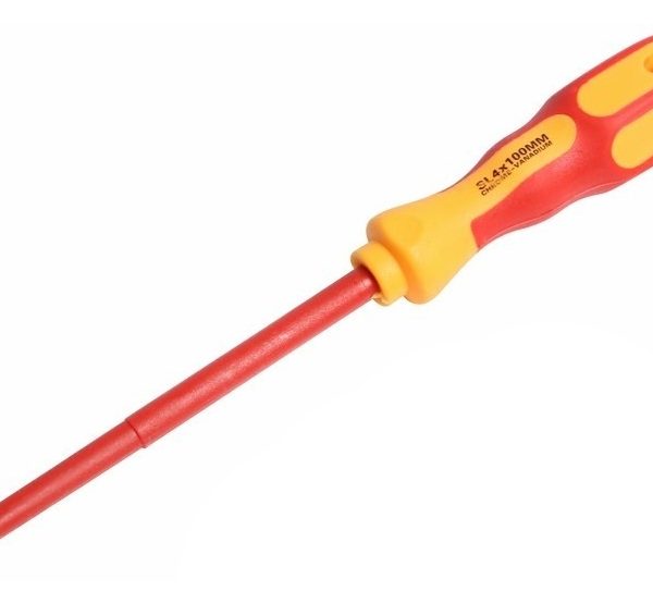 Отвертка SL4*100 ЭЛЕКТРИКА REXANT (-)