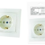 Розетка 1 с/з с/ш белый Таймыр TDM пром упак. бакелит (10)