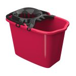 Ведро 15л прямоугольное со сливом и отжимом (МОП) (1/20)