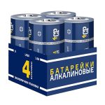 Батарейка LR 20 алкалиновая 1.5 V  ALKALINE CRAZY POWER синие (4/96)