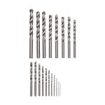 Набор сверл по металлу HSS 19шт: 1-10мм (через 0,5мм) цилиндр хвостовик, мет кейс KRANZ