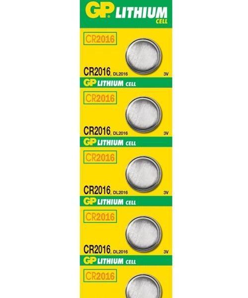 СR-2016 3V литиевая (Lithium) "GP" (5/50/2400)