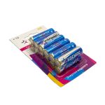 Батарейка пальчиковая алкалиновая LR 6 1.5 V "КОСМОС" блистер (12/144/576)