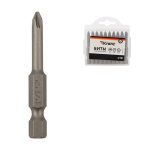 Бита PZ1*50 мм для шуруповерта сталь S2 (10шт/уп) KRANZ